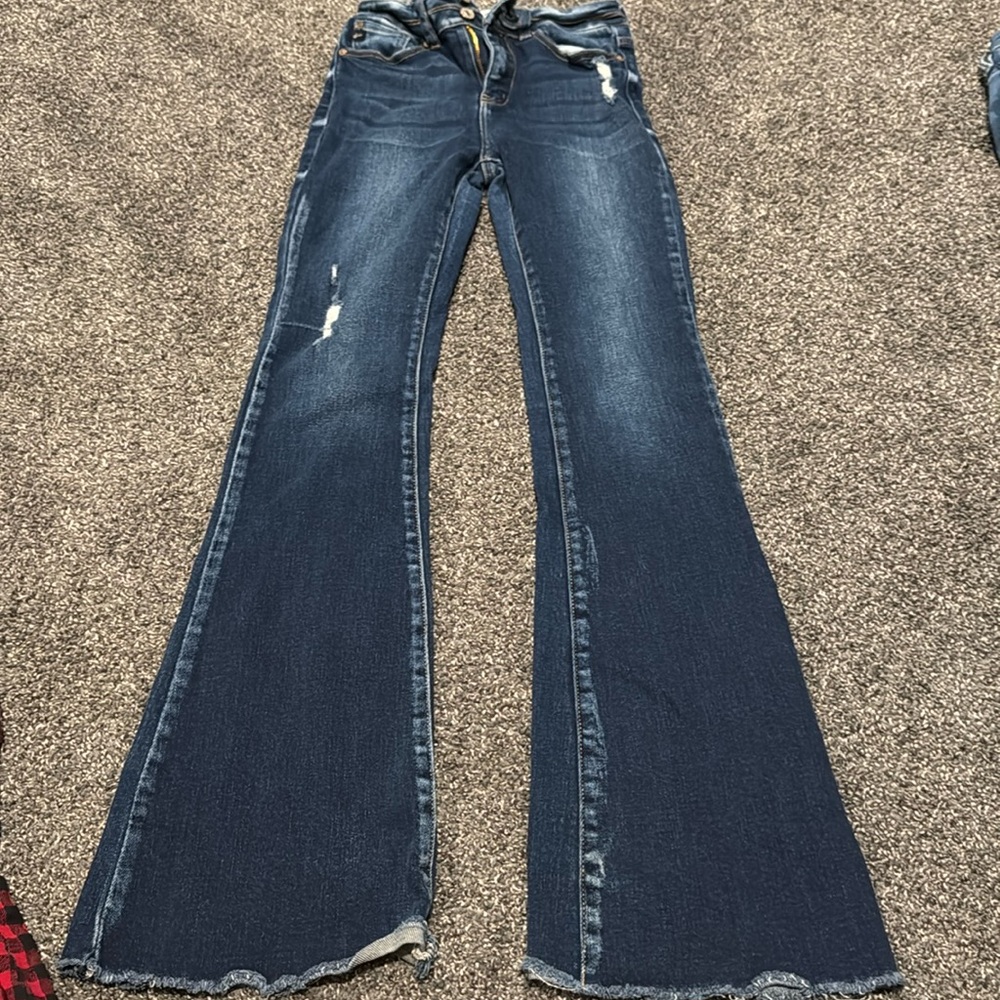 High raise kancan flare jeans